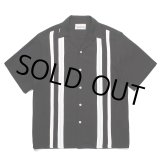 画像: WACKO MARIA/TWO TONE 50'S OPEN COLLAR SHIRT（BLACK）［2トーン50'Sオープンカラーシャツ-23春夏］