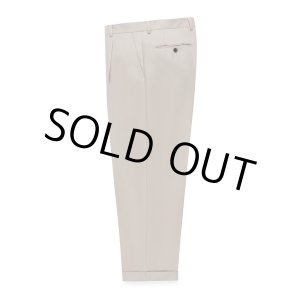 画像: WACKO MARIA/PLEATED TROUSERS（TYPE-2）（IVORY）［ワンタックスラックス(TYPE-2)-23春夏］