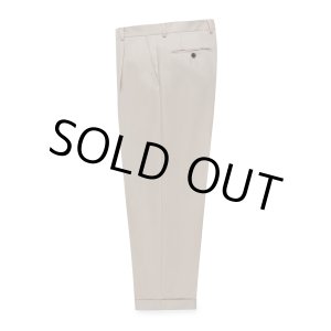 画像: WACKO MARIA/PLEATED TROUSERS（TYPE-2）（IVORY）［ワンタックスラックス(TYPE-2)-23春夏］