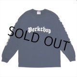 画像: PORKCHOP/O.E.POCKET L/S TEE（NAVY）［プリント長袖ポケT-23春夏］