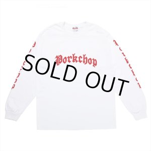 画像: PORKCHOP/O.E.POCKET L/S TEE（WHITE）［プリント長袖ポケT-23春夏］