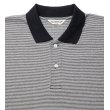 画像3: COOTIE PRODUCTIONS/Open End Yarn Border S/S Polo（Black/White）［ボーダーポロ-23春夏］ (3)