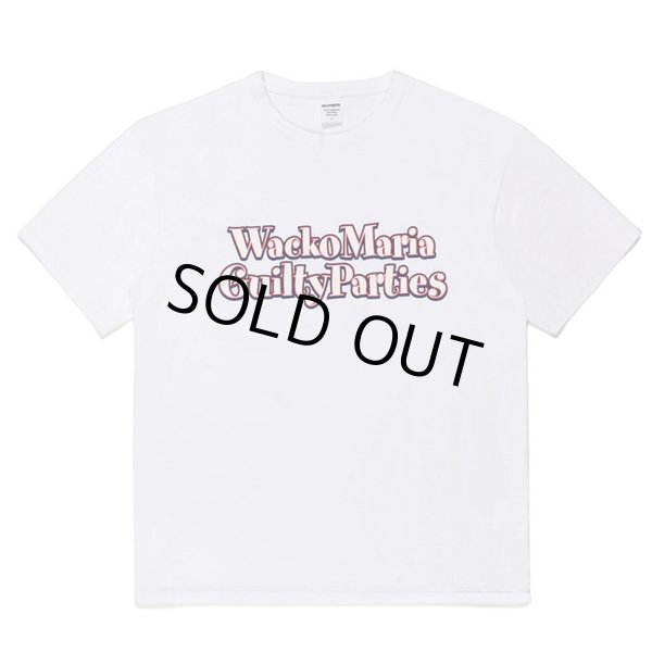 画像1: WACKO MARIA/WASHED HEAVY WEIGHT T-SHIRT（WHITE）［プリントT-23春夏］ (1)