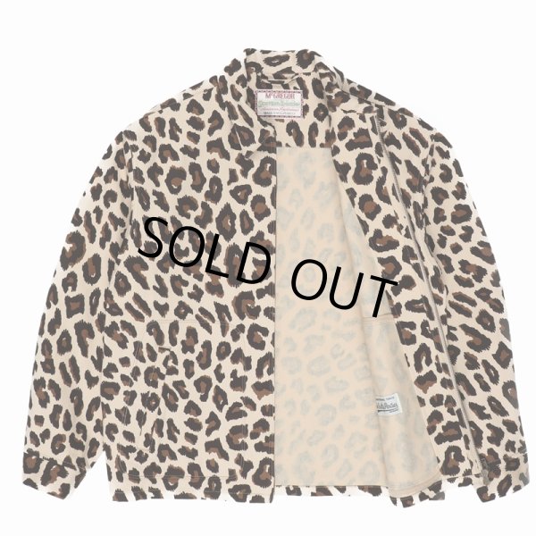 画像2: WACKO MARIA/MCGREGOR / LEOPARD DRIZZLER JACKET（BEIGE）［レオパードドリズラーJKT-23春夏］ (2)