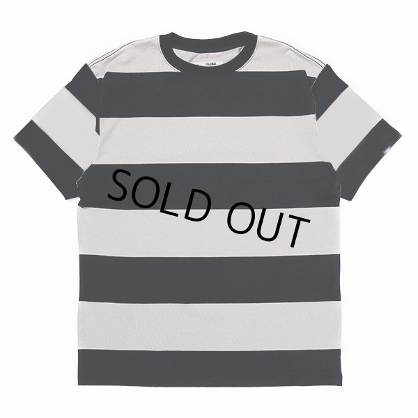 画像1: CHALLENGER/S/S HEAVYWEIGHT BORDER TEE（GRAY/BLACK）［ヘビーウエイトボーダーT-23春夏］ (1)