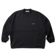 画像1: COOTIE PRODUCTIONS/Polyester Twill Football L/S Tee（Black）［ポリエステルツイルフットボール長袖-23春夏］ (1)