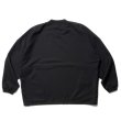 画像2: COOTIE PRODUCTIONS/Polyester Twill Football L/S Tee（Black）［ポリエステルツイルフットボール長袖-23春夏］ (2)