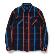 画像1: 【40%OFF】RATS/YARN DYED COTTON CHECK SHIRT（BLACK CHECK）［コットンチェックシャツ-23春夏］ (1)