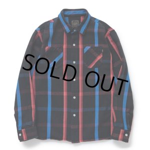 画像: 【40%OFF】RATS/YARN DYED COTTON CHECK SHIRT（BLACK CHECK）［コットンチェックシャツ-23春夏］