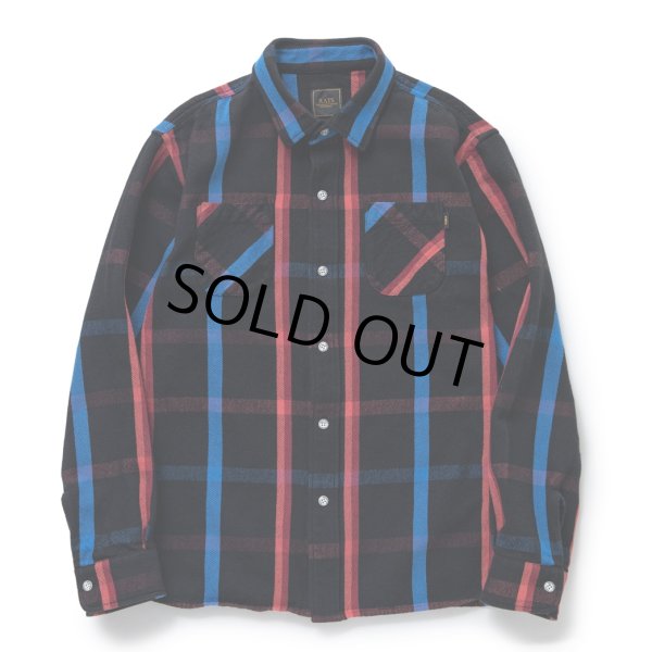 画像1: 【40%OFF】RATS/YARN DYED COTTON CHECK SHIRT（BLACK CHECK）［コットンチェックシャツ-23春夏］ (1)