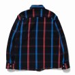 画像2: 【40%OFF】RATS/YARN DYED COTTON CHECK SHIRT（BLACK CHECK）［コットンチェックシャツ-23春夏］ (2)