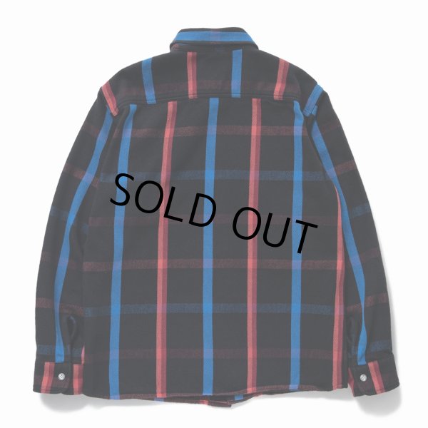 画像2: 【40%OFF】RATS/YARN DYED COTTON CHECK SHIRT（BLACK CHECK）［コットンチェックシャツ-23春夏］ (2)