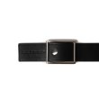 画像2: COOTIE PRODUCTIONS/Leather Square Belt（Silver）［レザースクエアベルト-23春夏］ (2)