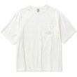 画像1: CALEE/Drop shoulder CALEE logo pocket t-shirt（White）［ドロップショルダーポケT-23春夏］ (1)