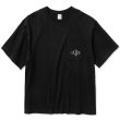 画像1: CALEE/Drop shoulder CALEE logo pocket t-shirt（Black）［ドロップショルダーポケT-23春夏］ (1)