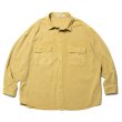 画像1: COOTIE PRODUCTIONS/Pigment Dyed Hard Twisted Yarn CPO Jacket（Yellow）［ピグメントダイCPO JKT-23春夏］ (1)