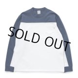 画像: RATS/CROSS CUT LS TEE（BLUE）［クロスカット長袖T-23春夏］
