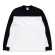 画像1: RATS/CROSS CUT LS TEE（BLACK）［クロスカット長袖T-23春夏］ (1)