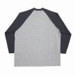 画像2: 【30%OFF】RATS/RAGLAN 3/4 SLEEVE TEE（GRAY）［ラグラン7分袖T-23春夏］ (2)