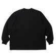 画像2: COOTIE PRODUCTIONS/Inlay Sweat L/S Tee（Black）［インレイスウェット長袖T-23春夏］ (2)