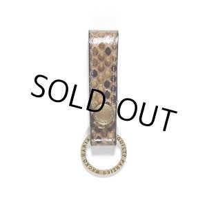 画像: WACKO MARIA/PYTHON LEATHER KEY HOLDER（BEIGE）［パイソンレザーキーホルダー-24秋冬］
