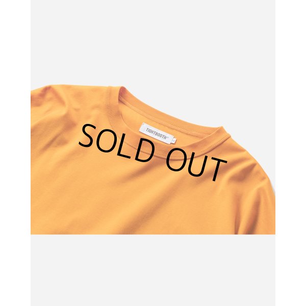 画像2: 【50%OFF】TIGHTBOOTH/C PONTE 3/4 SLEEVE T-SHIRT（Orange）［コットンポンチ7分袖T-23春夏］ (2)