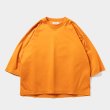 画像1: 【50%OFF】TIGHTBOOTH/C PONTE 3/4 SLEEVE T-SHIRT（Orange）［コットンポンチ7分袖T-23春夏］ (1)