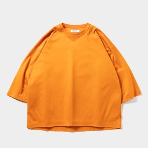 画像: TIGHTBOOTH/C PONTE 3/4 SLEEVE T-SHIRT（Orange） 【30%OFF】［コットンポンチ7分袖T-23春夏］