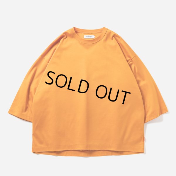 画像1: 【50%OFF】TIGHTBOOTH/C PONTE 3/4 SLEEVE T-SHIRT（Orange）［コットンポンチ7分袖T-23春夏］ (1)