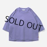 画像: TIGHTBOOTH/C PONTE 3/4 SLEEVE T-SHIRT（Purple） 【30%OFF】［コットンポンチ7分袖T-23春夏］