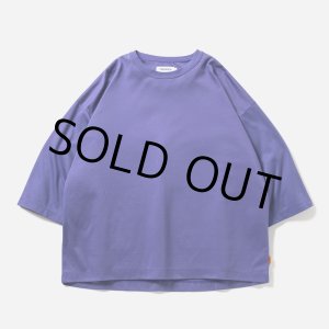 画像: TIGHTBOOTH/C PONTE 3/4 SLEEVE T-SHIRT（Purple） 【30%OFF】［コットンポンチ7分袖T-23春夏］