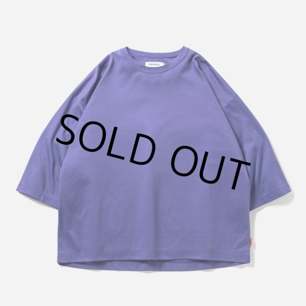 画像1: TIGHTBOOTH/C PONTE 3/4 SLEEVE T-SHIRT（Purple） 【30%OFF】［コットンポンチ7分袖T-23春夏］ (1)