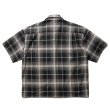 画像2: COOTIE PRODUCTIONS/R/C Ombre Check S/S Shirt（Black）［オンブレチェックシャツ-23春夏］ (2)