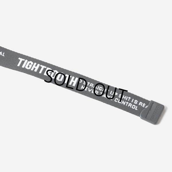 TIGHTBOOTH/JACQUARD LOGO BELT（Black） 【30%OFF