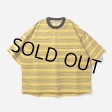 画像: TIGHTBOOTH/DRY BORDER T-SHIRT（Yellow）［ドライボーダーT-23春夏］