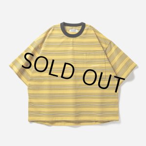 画像: TIGHTBOOTH/DRY BORDER T-SHIRT（Yellow）［ドライボーダーT-23春夏］