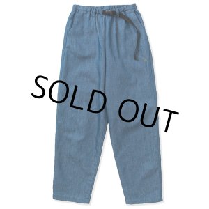 画像: CALEE/C/L Embroidery wide silhouette easy trousers（Indigo blue） 【40%OFF】［イージートラウザース-23春夏］