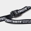 画像2: TIGHTBOOTH/JACQUARD LOGO BELT（Black） 【30%OFF】［ジャガードロゴベルト-23春夏］ (2)