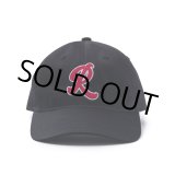画像: RATS/DAD CAP LETTERED（BLACK/RED）［ダッドキャップ-23春夏］