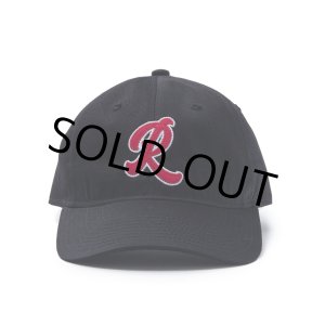 画像: RATS/DAD CAP LETTERED（BLACK/RED）［ダッドキャップ-23春夏］