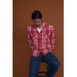 画像7: 【40%OFF】RATS/COTTON CHECK SHIRT（RED CHECK）［コットンチェックシャツ-23春夏］ (7)