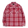 画像1: 【40%OFF】RATS/COTTON CHECK SHIRT（RED CHECK）［コットンチェックシャツ-23春夏］ (1)
