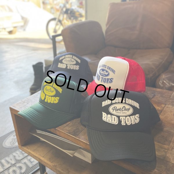 画像5: PORKCHOP/BAD TOYS CAP（NAVY）［メッシュキャップ-23春夏］ (5)