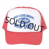 画像: PORKCHOP/BAD TOYS CAP（RED/WHITE）［メッシュキャップ-23春夏］