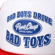 画像3: PORKCHOP/BAD TOYS CAP（RED/WHITE）［メッシュキャップ-23春夏］ (3)