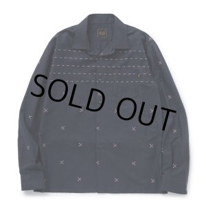 画像: 【40%OFF】RATS/ARROW CROSS SHIRT（BLACK）［アロークロスシャツ-23春夏］