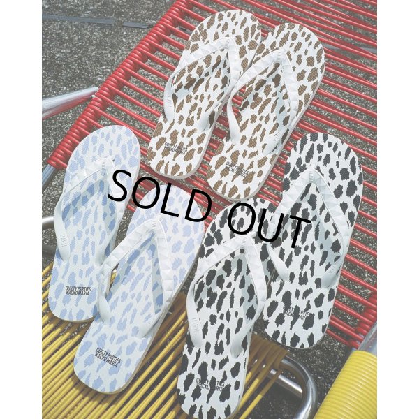 画像2: WACKO MARIA/HAYN / LEOPARD BEACH SANDALS（BROWN）［レオパードビーチサンダル-23春夏］ (2)
