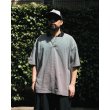 画像4: COOTIE PRODUCTIONS/Open End Yarn Border S/S Polo（Black/White）［ボーダーポロ-23春夏］ (4)