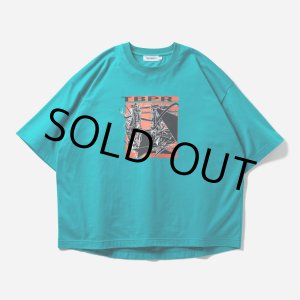 画像: TIGHTBOOTH/EXTEND.P.D T-SHIRT（Turquoise） 【20%OFF】［プリントT-23春夏］