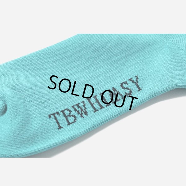 画像3: TIGHTBOOTH/LABEL LOGO SOCKS（Turquoise） 【20%OFF】［レーベルロゴソックス-23春夏］ (3)